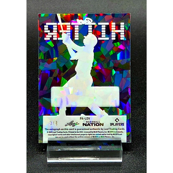 2025 Leo De Vries 3/8 Pure Hitter Auto Athletics Top Prospect - Picture 3 of 3